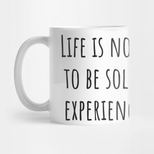 An Experience Mug